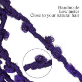 butterfly locs purple color