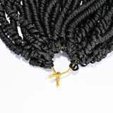 Spring Twist Micro Curly Box Braids Hair Crochet Hairstyles - goldenrulehair