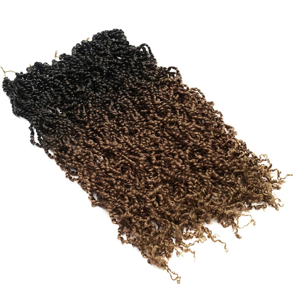 Passion Twist long Crochet Hair 30 inch Caramel  Bronde - goldenrulehair