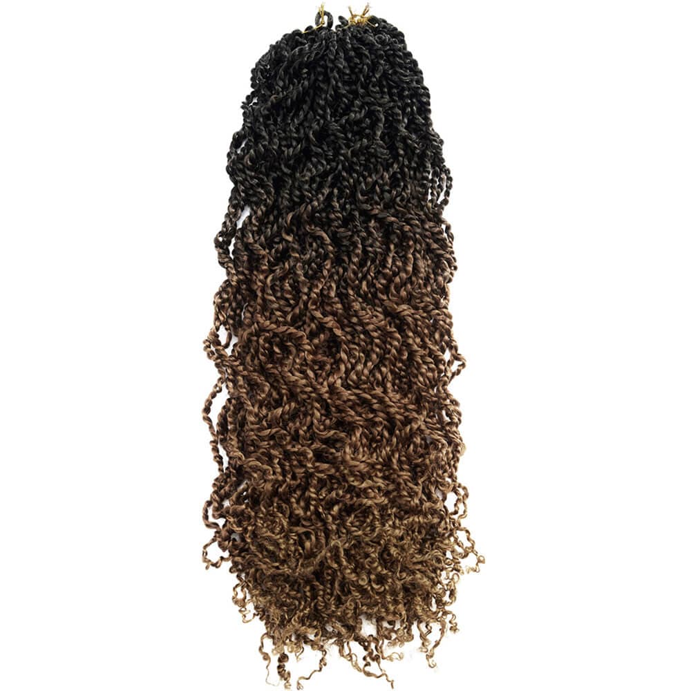 Passion Twist long Crochet Hair 30 inch Caramel  Bronde - goldenrulehair