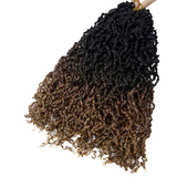 Passion Twist Crochet Hair 18 inch Caramel  Bronde - goldenrulehair