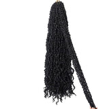 Passion Twist long Crochet Hair 30 inch Natural Black - goldenrulehair
