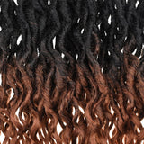 faux locs crochet hair ombre bronde golden rule hair