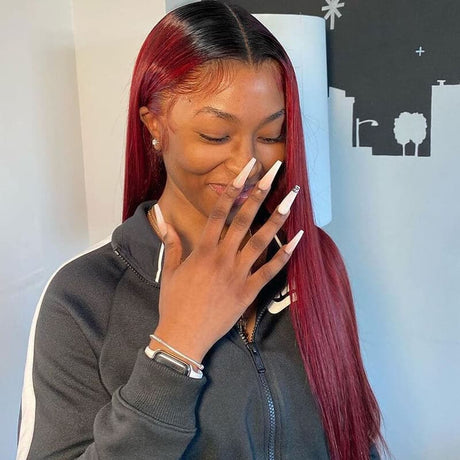 straight bundles burgundy golden rule hair